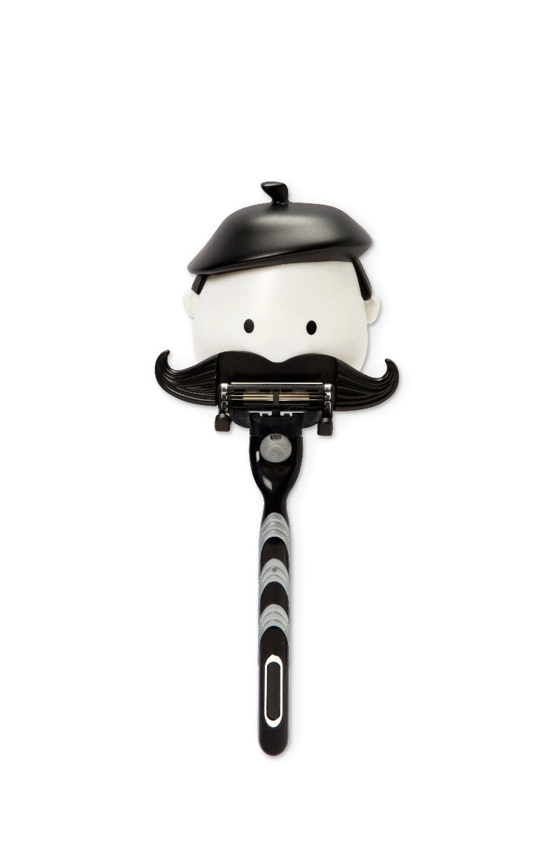 Peleg Design Mr. Razor, holder til barberskraber - sort/hvid - Bahne
